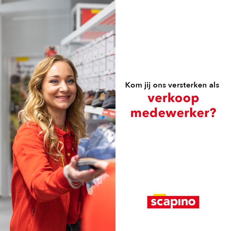 Verkoopmedewerker Scapino in Hoek van Holland