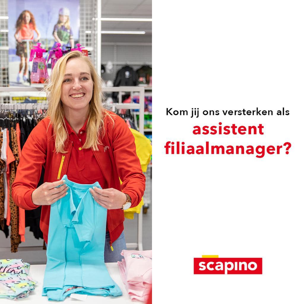 Assistent Filiaalmanager Scapino in Putten